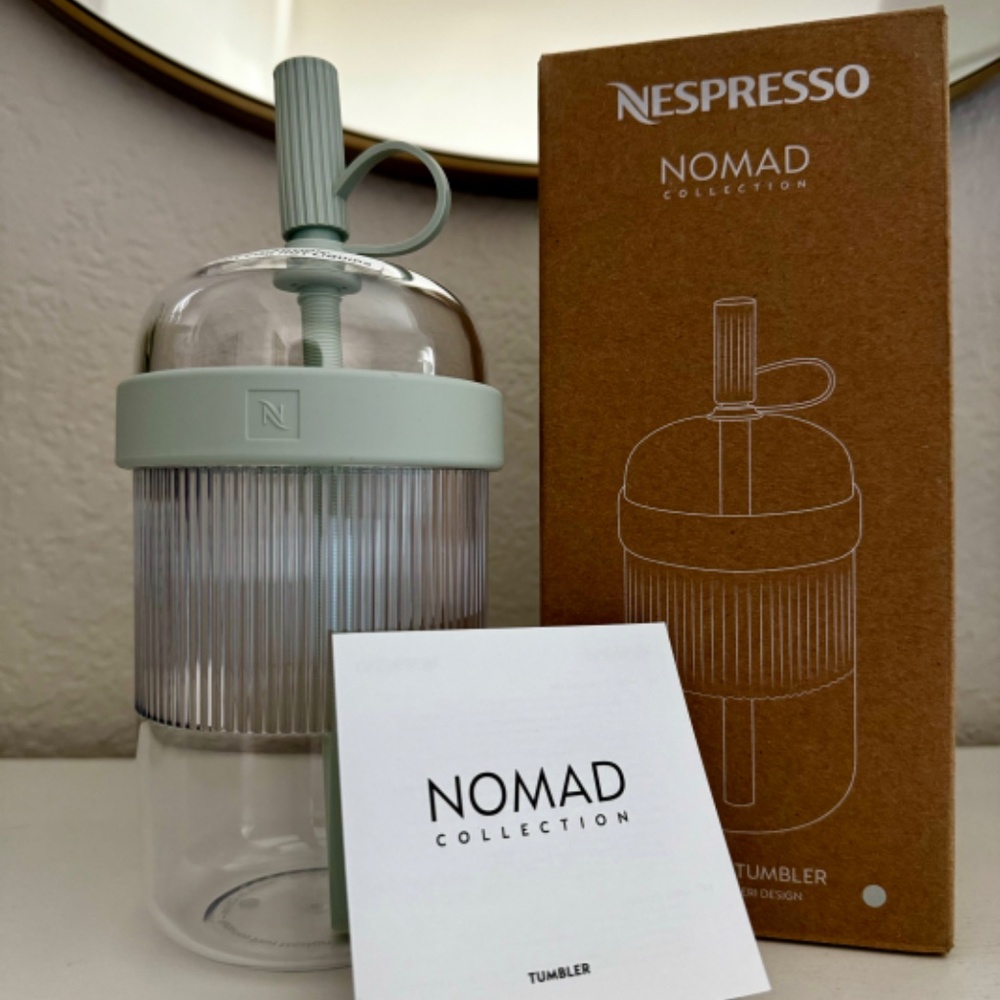 Nespresso Green Nomad Ice Tumbler - Brand New